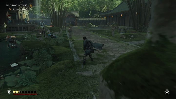 After a brief conversation, go back to the temple - Ghost of Tsushima: The End of Suffering walkthrough, A Norio Tale - A Norio Tale - Ghost of Tsushima Guide, Walkthrough