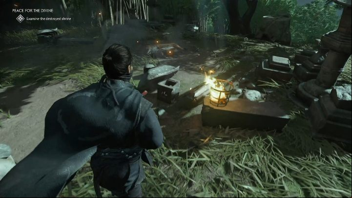 You start this quest by examining the location - Ghost of Tsushima: Peace for the Divine walkthrough, Tales of Tsushima - Other tales - Ghost of Tsushima Guide, Walkthrough
