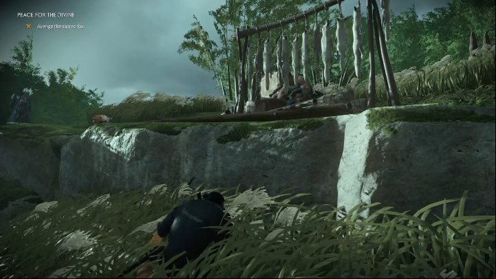 Follow the foxes until you reach the camp - Ghost of Tsushima: Peace for the Divine walkthrough, Tales of Tsushima - Other tales - Ghost of Tsushima Guide, Walkthrough