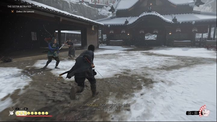 You and Masako will go to the enemy camp - Ghost of Tsushima: The Sister Betrayed walkthrough, A Masako Tale - A Masako Tale - Ghost of Tsushima Guide, Walkthrough