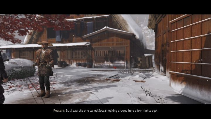 Your job is to search the town thoroughly - Ghost of Tsushima: Hidden in Snow walkthrough, Tales of Tsushima - Other tales - Ghost of Tsushima Guide, Walkthrough