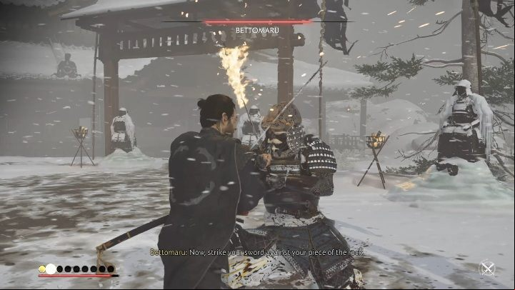 When you reach the top, talk to Bettomaru - Ghost of Tsushima: The Undying Flame walkthrough, Mythical Tales - Mythic Tales - Ghost of Tsushima Guide, Walkthrough