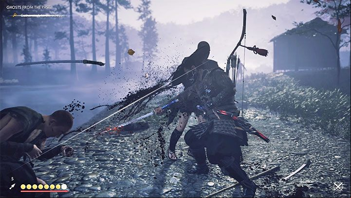 You can try a standoff for the first time during the prologue - Ghost of Tsushima: Samurai style - Direct combat - Basics - Ghost of Tsushima Guide, Walkthrough