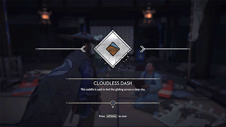 1 - Ghost of Tsushima: How to change saddle? - Character development and equipment - Ghost of Tsushima Guide, Walkthrough