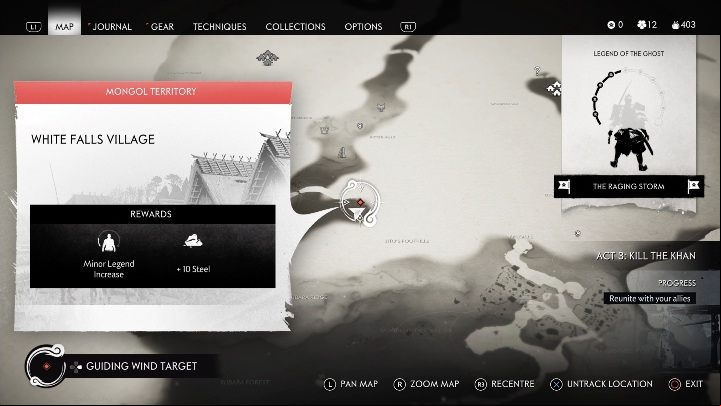 Location: Jitos Foothills - Ghost of Tsushima: Mongol Camps, Kamiagata Region secrets map - Kamiagata Region - Ghost of Tsushima Guide, Walkthrough