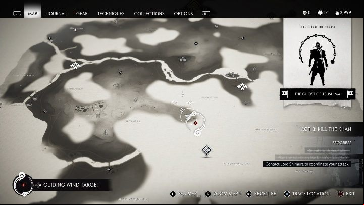 Location: Bitter Hills - Ghost of Tsushima: Mongol Camps, Kamiagata Region secrets map - Kamiagata Region - Ghost of Tsushima Guide, Walkthrough