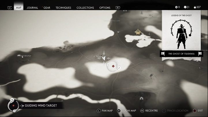 Location: Jogaku Fort - Ghost of Tsushima: Mongol Camps, Kamiagata Region secrets map - Kamiagata Region - Ghost of Tsushima Guide, Walkthrough