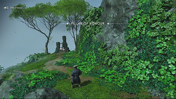 Thanks to Pillars of Honor, you can find new sets for decorating your swords(Sword Kit) - they only change the appearance, not the weapons stats - Ghost of Tsushima Iki Island DLC: Iki Island map - exploration - World Atlas - Ghost of Tsushima Guide, Walkthrough