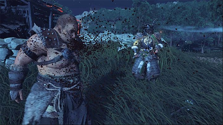 The poisoned dart contains a deadly poison - Ghost of Tsushima: How to get Blowgun? - Character development and equipment - Ghost of Tsushima Guide, Walkthrough