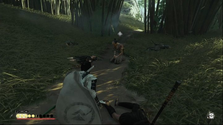 Youll start this tale by talking to a wounded bandit encountered by the side of the road - Ghost of Tsushima: A Debt Repaid walkthrough, Tales of Tsushima - Other tales - Ghost of Tsushima Guide, Walkthrough