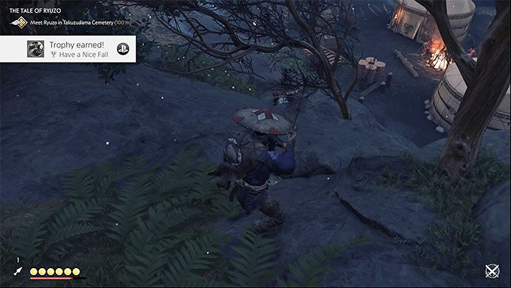 Wait until you find yourself near a cliff or on the roof of a tall building - Ghost of Tsushima: List of all trophies - Trophy guide - Ghost of Tsushima Guide, Walkthrough
