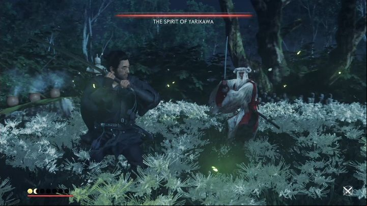 The Spirit of Yarikawa will attack you when you reach the place indicated on the map - Ghost of Tsushima: How to beat The Spirit of Yarikawa? Video guide - Side quests - Ghost of Tsushima Guide, Walkthrough