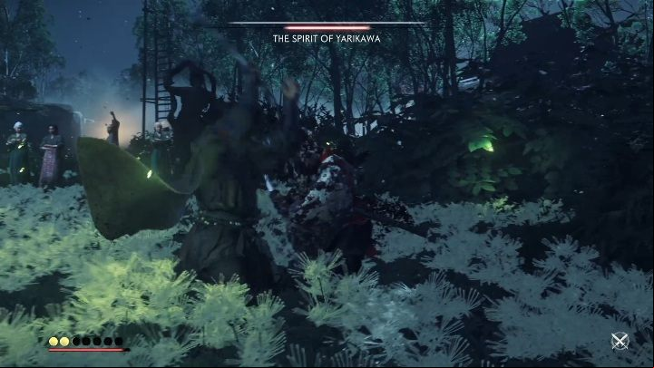 The Spirit of Yarikawa, however, can take advantage of your lack of attention - Ghost of Tsushima: How to beat The Spirit of Yarikawa? Video guide - Side quests - Ghost of Tsushima Guide, Walkthrough