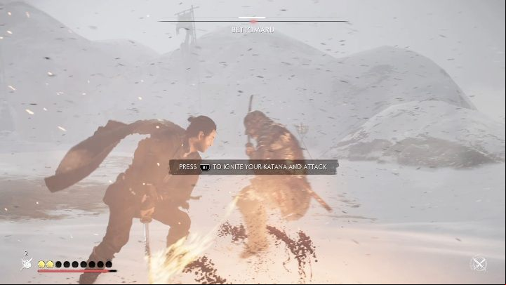 If you have full resolve, you can use the Dance of Wrath before you get to the boss - Ghost of Tsushima: How to beat Bettomaru? Video guide - Side quests - Ghost of Tsushima Guide, Walkthrough