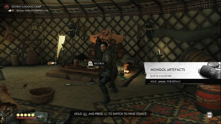 This item can be found on the altar located in the leaders tent - Ghost of Tsushima: Records - secrets, missables, video guide - Secrets and collectibles - Ghost of Tsushima Guide, Walkthrough