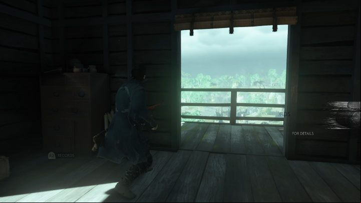 This note is at the top of the building, right next to the bamboo - Ghost of Tsushima: Records - secrets, missables, video guide - Secrets and collectibles - Ghost of Tsushima Guide, Walkthrough