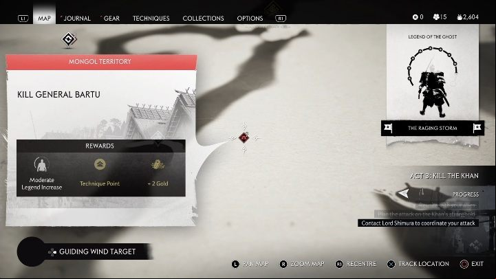 Location: General Bartus Camp - Ghost of Tsushima: Records - secrets, missables, video guide - Secrets and collectibles - Ghost of Tsushima Guide, Walkthrough