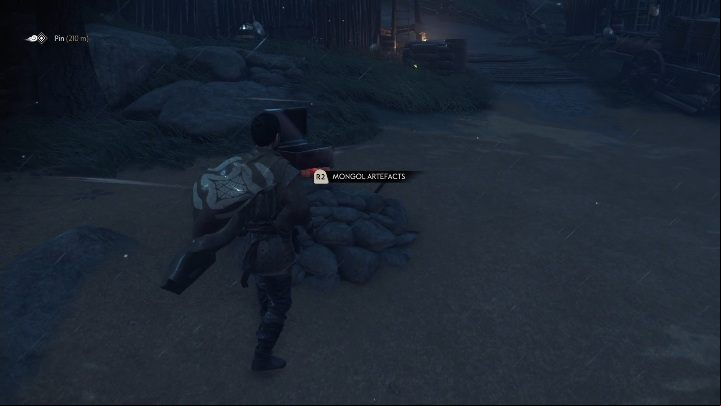 Youll find this Mongol artifact on the rocks in a primitive camp - Ghost of Tsushima: Mongol artifacts - secrets, missables, video guide - Secrets and collectibles - Ghost of Tsushima Guide, Walkthrough