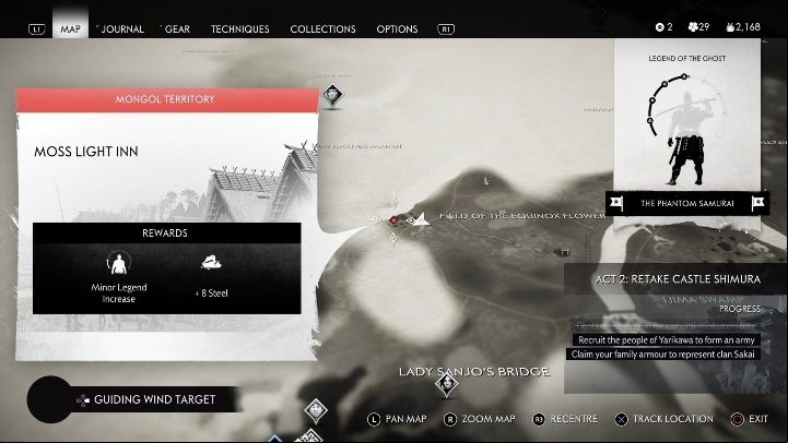 Location: Moss Light Inn - Ghost of Tsushima: Mongol artifacts - secrets, missables, video guide - Secrets and collectibles - Ghost of Tsushima Guide, Walkthrough