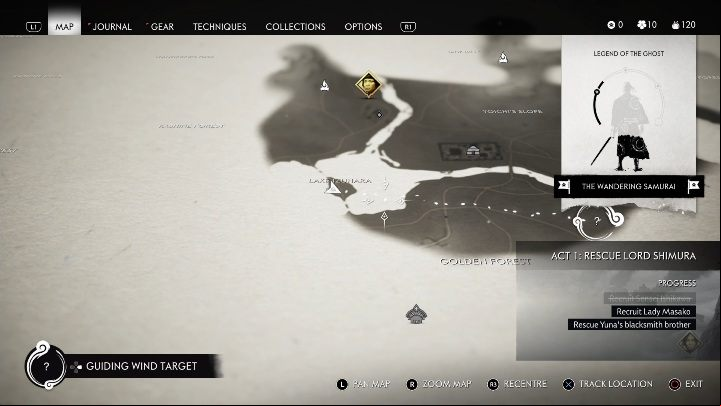 Location: Lake Izuhara - Ghost of Tsushima: Haiku, Izuhara Region secrets map, video guide - Izuhara Region - Ghost of Tsushima Guide, Walkthrough