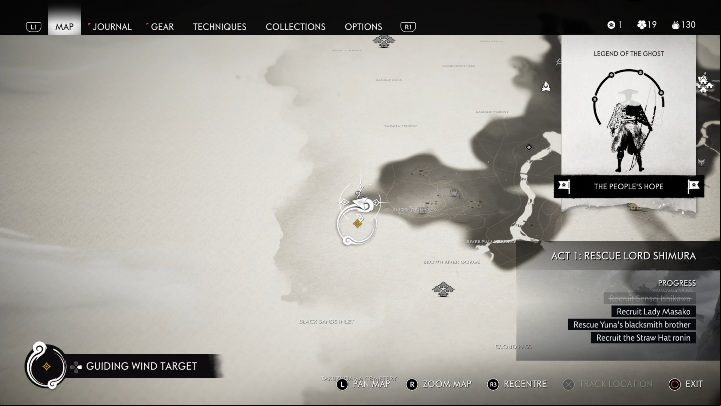 Location: Shigenoris Peak - Ghost of Tsushima: Haiku, Izuhara Region secrets map, video guide - Izuhara Region - Ghost of Tsushima Guide, Walkthrough