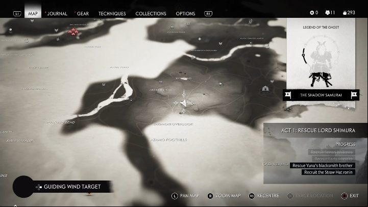Location: Sakimori Overlook - Ghost of Tsushima: Shinto Shrines, Izuhara Region secrets map, video guide - Izuhara Region - Ghost of Tsushima Guide, Walkthrough