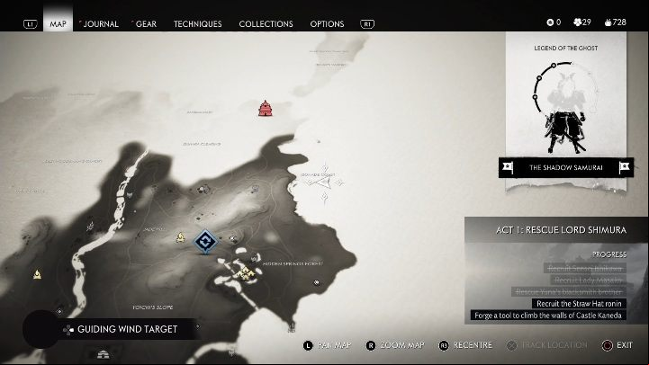 Location: Isonade Coast - Ghost of Tsushima: Shinto Shrines, Izuhara Region secrets map, video guide - Izuhara Region - Ghost of Tsushima Guide, Walkthrough