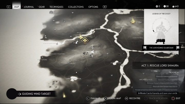 Location: Cloud - Ghost of Tsushima: Shinto Shrines, Izuhara Region secrets map, video guide - Izuhara Region - Ghost of Tsushima Guide, Walkthrough