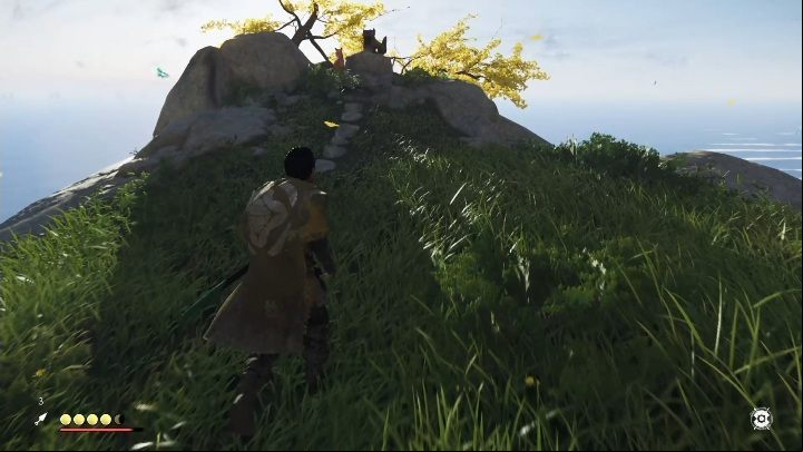 This fox hole is right next to a camp - Ghost of Tsushima: Inari Shrines, Izuhara Region secrets map, video guide - Izuhara Region - Ghost of Tsushima Guide, Walkthrough