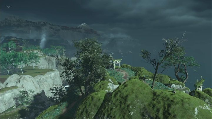 This shrine is located on the seashore - Ghost of Tsushima: Shinto Shrines, Toyotama Region secrets map, video guide - Toyotama Region - Ghost of Tsushima Guide, Walkthrough