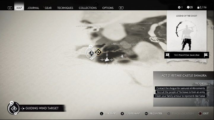 Location: Lady Sanjos Bridge - Ghost of Tsushima: Hot Springs, Toyotama Region secrets map, video guide - Toyotama Region - Ghost of Tsushima Guide, Walkthrough