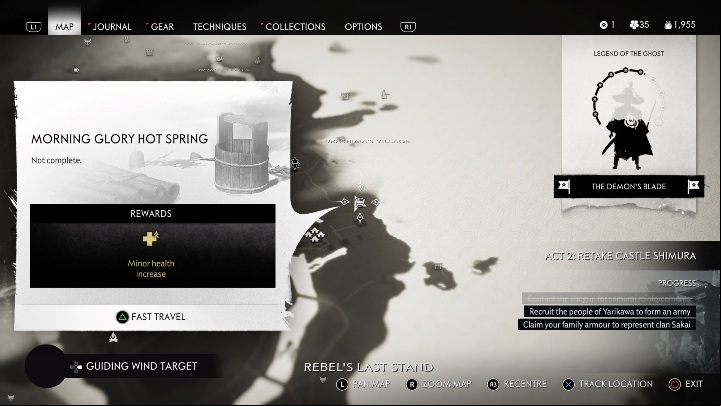 Location: Urashima Village - Ghost of Tsushima: Hot Springs, Toyotama Region secrets map, video guide - Toyotama Region - Ghost of Tsushima Guide, Walkthrough