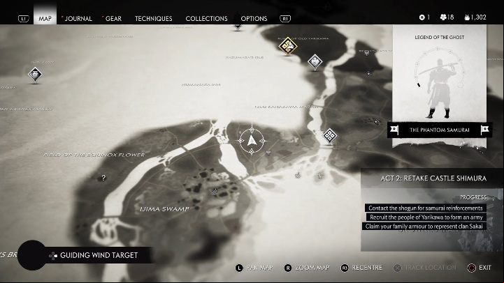 Location: Old Kanazawa Marsh - Ghost of Tsushima: Pillars of Honor, Toyotama Region secrets map, video guide - Toyotama Region - Ghost of Tsushima Guide, Walkthrough
