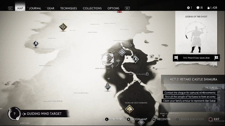 Location: Old Toyotama Hills - Ghost of Tsushima: Pillars of Honor, Toyotama Region secrets map, video guide - Toyotama Region - Ghost of Tsushima Guide, Walkthrough
