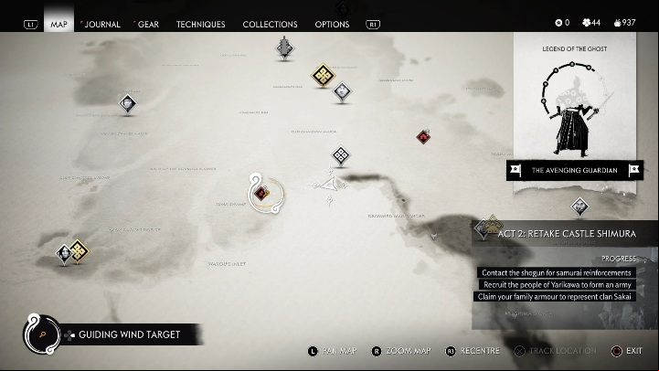 Location: Drowned Mans Shore - Ghost of Tsushima: Duels, Toyotama Region secrets map, video guide - Toyotama Region - Ghost of Tsushima Guide, Walkthrough