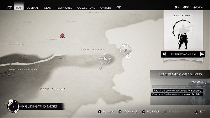 Location: Yamabushis Peak - Ghost of Tsushima: Duels, Toyotama Region secrets map, video guide - Toyotama Region - Ghost of Tsushima Guide, Walkthrough