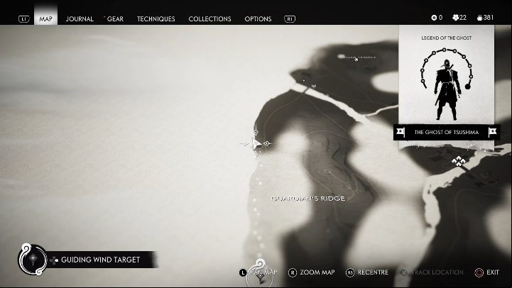 Location: Guardians Ridge - Ghost of Tsushima: Haiku, Kamiagata Region secrets map, video guide - Kamiagata Region - Ghost of Tsushima Guide, Walkthrough