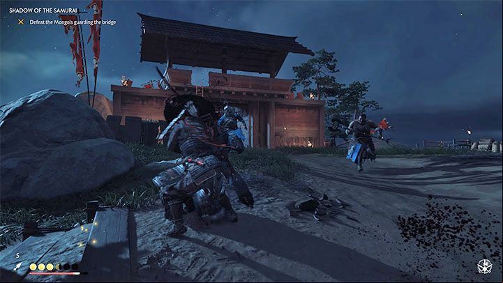 Youll meet Yuna at the bridge - Ghost of Tsushima: Shadow of the Samurai walkthrough, video guide - Act 1 - Ghost of Tsushima Guide, Walkthrough