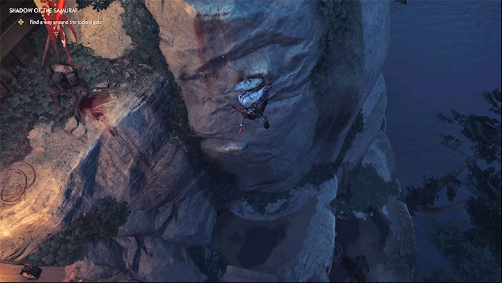 Take an interest in the area to the right of the locked gate - Ghost of Tsushima: Shadow of the Samurai walkthrough, video guide - Act 1 - Ghost of Tsushima Guide, Walkthrough