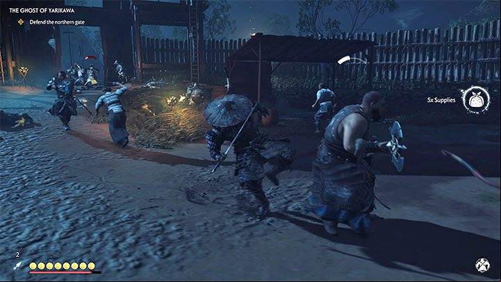 The northern gate is not far from where you fought in the first battle - prepare to fight more Mongols - Ghost of Tsushima: The Ghost of Yarikawa walkthrough, video guide - Act 2 - Ghost of Tsushima Guide, Walkthrough