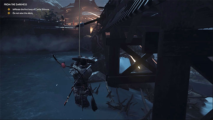 The right task will start after dusk - Ghost of Tsushima: From the Darkness walkthrough, video guide - Act 2 - Ghost of Tsushima Guide, Walkthrough