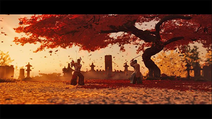 You can fight Lord Shimura only with your katana - Ghost of Tsushima: The Tale of Lord Shimura walkthrough, video guide - Act 3 - Ghost of Tsushima Guide, Walkthrough