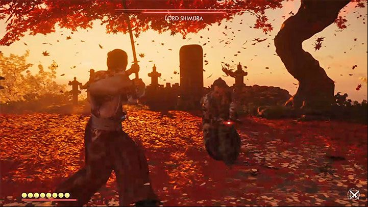 The bosss combos can cause the most problems - Ghost of Tsushima: The Tale of Lord Shimura walkthrough, video guide - Act 3 - Ghost of Tsushima Guide, Walkthrough