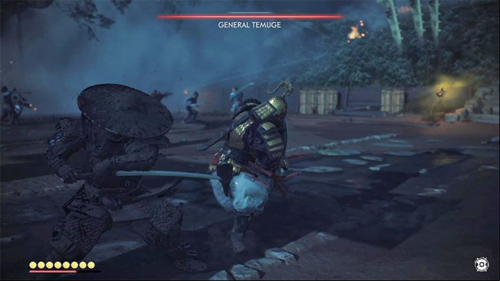 Things that can help you win this battle faster - Ghost of Tsushima: How to beat General Temuge? Video guide - Main quests - Ghost of Tsushima Guide, Walkthrough