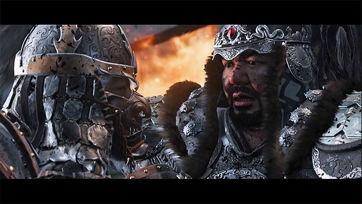 A final Katana attack will stab the boss in the chest - Ghost of Tsushima: How to beat Khan? Video guide - Main quests - Ghost of Tsushima Guide, Walkthrough