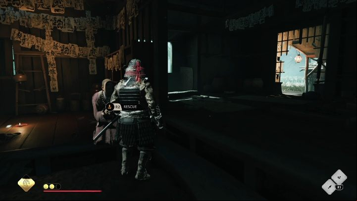 After freeing one monk, the game will make a save - you have two assassinations left - GoT Legends: The Curse of The Onibaba - Walkthrough - Ghost of Tsushima Guide, Walkthrough