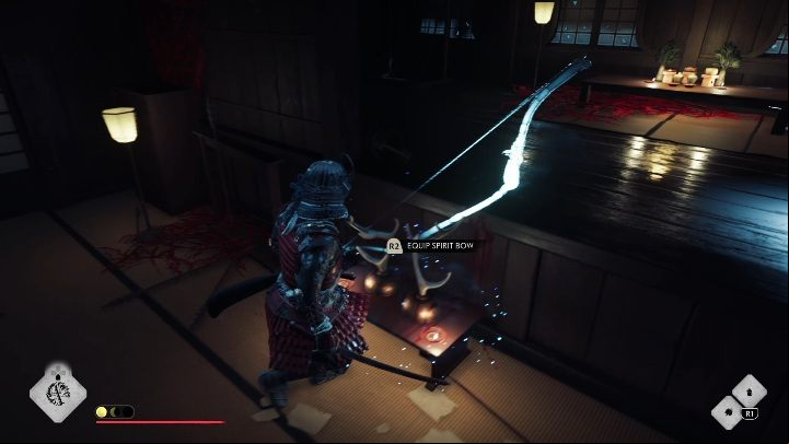 After defeating all the opponents, approach the bow to receive a new skill - GoT Legends: The Tale of Uchitsune - Walkthrough - Ghost of Tsushima Guide, Walkthrough