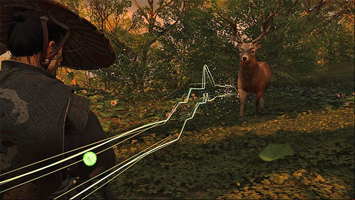 Playing the flute is a new kind of mini-game which utilises the controllers gyro sensors - Ghost of Tsushima Iki Island: How to tame animals? - FAQ - Ghost of Tsushima Guide, Walkthrough