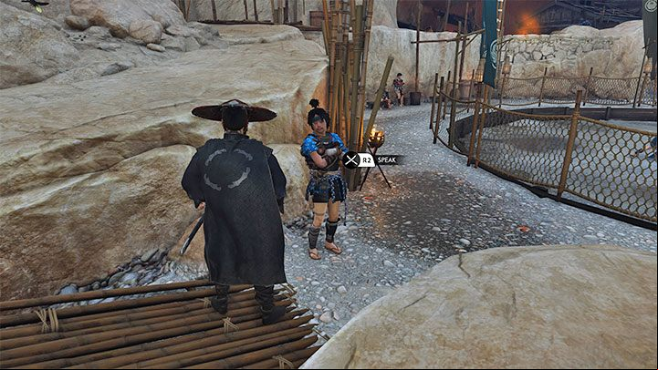 You need to talk to one of the raiders about ing the tournament - Ghost of Tsushima Iki Island: How to unlock the tournament and rewards? - The Hidden Cove Tournament - arena battles - Ghost of Tsushima Guide, Walkthrough