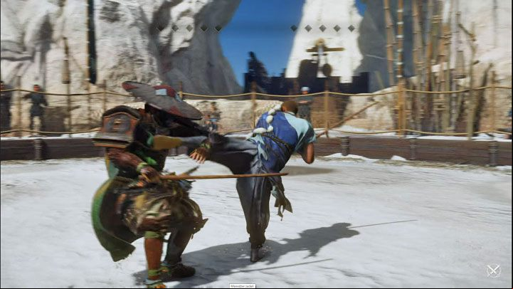 Owan is, in our opinion, the easiest among the opponents you will have to face in the battle arena - Ghost of Tsushima Iki Island: How to beat Owan? - The Hidden Cove Tournament - arena battles - Ghost of Tsushima Guide, Walkthrough